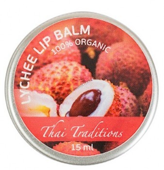 Thai Traditions Lychee Lip Balm (Бальзам для губ Личи), 15 мл