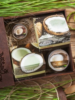 Thai Traditions Подарочный набор для лица Очарование Тайланда. Кокос (№4, малый)