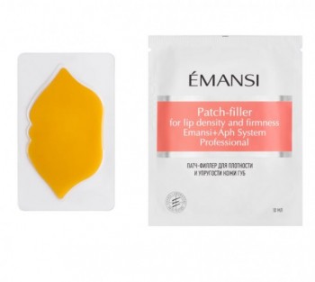 Emansi Патч-филлер для плотности и упругости кожи губ, корекс+стикер+саше