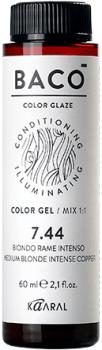 Kaaral Baco Color Glaze Conditioning Illuminating Color Gel (Кондицинирующий оттеночный колор-гель), 60 мл