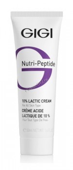 GIGI NP Lactic Cream (Крем пептидный увлажняющий с 10% молочной кислотой), 50 мл