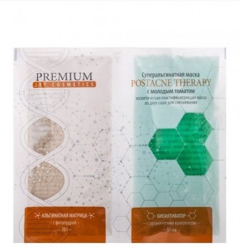 Premium Postacne Therapy (Суперальгинатная маска с молодым томатом), 20 гр 60 мл