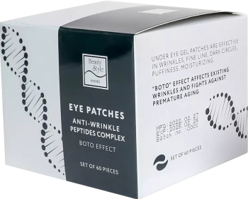 (Гидрогелевые пептидные патчи для глаз от морщин с «эффектом ботокса»), 60 шт