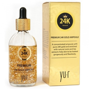 Yu-r Premium 24K Gold Ampoule (Премиальная сыворотка с частицами золота)