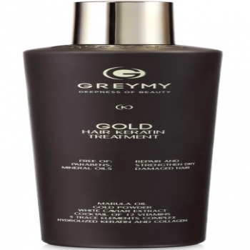 Greymy Gold Hair Keratin Treatment (Голд кератиновый крем для выпрямления с частицами золота)