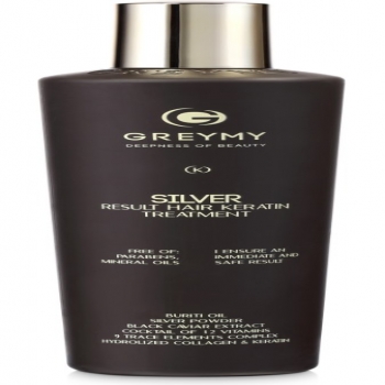 Greymy Silver Result Hair Keratin Treatment (Сильвер Резалт кератиновый крем для восстановления и выпрямления)
