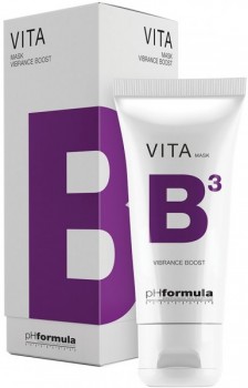 pHformula VITA B3 vibrance boost mask (Увлажняющая успокаивающая маска с витамином В), 50 мл