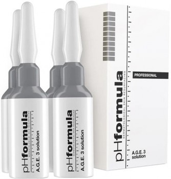 PHformula A.G.E. 3 Solution (Обновляющий активный раствор для кожи с возрастными изменениями), 4 шт x 7 мл