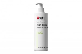 Tete Cosmeceutical AHA Plus Deep Cleansing Gel (Гель для глубокого очищения с АНА-кислотами и энзимами тыквы), 200 мл.