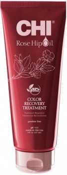 CHI Rose Hip Oil Recovery Treatment (Восстанавливающая маска с экстрактом лепестков роз для окрашенных волос), 237 мл