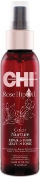 CHI Rose Hip Oil Tonic (Несмываемый тоник с маслом лепестков роз для окрашенных волос)