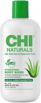 CHI Naturals With Aloe Vera Hydrating Body Wash (Гель для тела увлажняющий с алоэ вера и гиалуроновой кислотой), 355 мл
