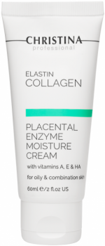 Christina Elastin Collagen Placental Enzyme Moisture Cream (Увлажняющий крем для жирной и комбинированной кожи)