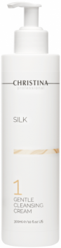 Christina Silk Gentle Cleansing Cream (Нежный крем для очищения кожи, шаг 1), 300 мл