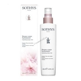 Sothys Hydrating body mist. cherry blossom and lotus escape (Увлажняющий тоник-спрей для тела с цветками вишни и лотоса), 200 мл