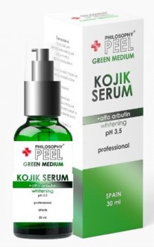 Philosophy Kojik Serum +Alfa Arbutin Whitening (Сыворотка койевая c альфа арбутином отбеливающая и обновляющая), 30 мл.