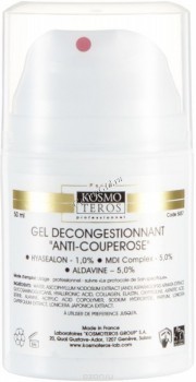 Kosmoteros Gel decongestionnant ""Anticouperose" (Гель успокаивающий "Антикупероз"), 50 мл