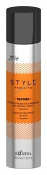 Kaaral Style Perfetto Definer Extra Strong Hold Working no Aerosol Spray (Лак без газа экстра сильной фиксации), 350 мл