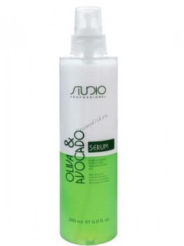 Kapous Studio Oliva & Avocado Serum (Двухфазная сыворотка для волос с маслами Авокадо и Оливы), 200 мл