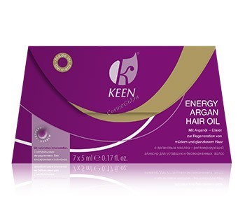 Keen Energy Argan Hair Oil («Энергетическое аргановое масло для волос»), 7 шт по 5 мл