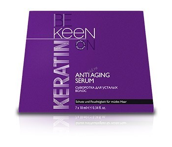 Keen Keratin AntiAging Serum («Кератиновая сыворотка для усталых волос»), 7 шт по 10 мл