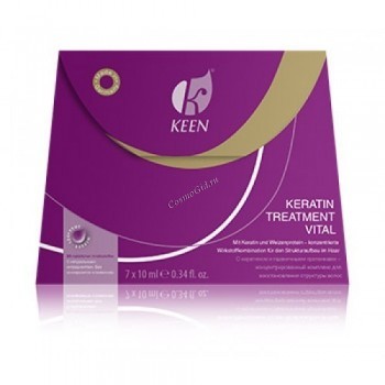 Keen Keratin Treatment Vital («Кератиновый оздоравливающий комплекс»), 7 шт по 10 мл