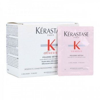 Kerastase Genesis Poudre Detox (Детокс-Пудра для глубокого очищения кожи головы и уплотнения волос по длине), 30 шт. по 2 гр