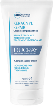 Ducray Keracnyl Repair (Компенсирующий крем для проблемной кожи, склонной к акне), 50 мл