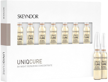 Uniqcure 8h Night Repairing Concentrate (Концентрат ночной восстанавливающий восьмичасового действия), 7 ампул по 2 мл