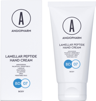 Angiopharm Lamellar Peptide Hand Cream (Ламеллярный крем для рук с пептидами), 50 мл