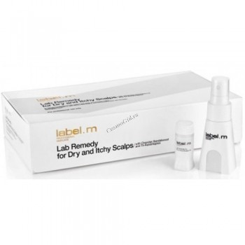 Label.m Lab remedy for dry and itchy scalps (Сыворотка для сухой и зудящей кожи головы), 24 шт по 10 мл