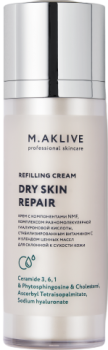 M.Aklive Refilling Cream «Dry skin repair» (Лёгкий напитывающий крем «Восстановление кожи склонной к сухости»)