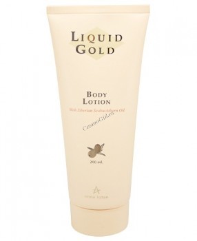Anna Lotan Liquid gold body lotion (Лосьон для тела «Золотой»), 200 мл
