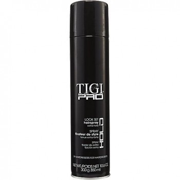 Tigi Pro look set hairspray (Лак для волос экстрасильной фиксации), 385 мл.