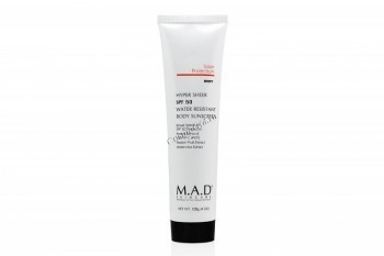 M.A.D Skincare Solar ProtectionHyper Sheer SPF 50 water Resistant Body Lotion (Лосьон для тела водоотталкивающий защитный SPF 50), 120 мл