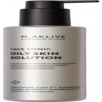 M.Aklive Face Tonic «Oily skin solution» (Тоник для лица «Решение для жирной кожи»)