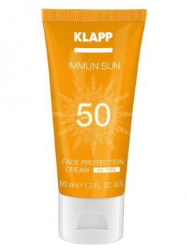 Klapp Immun Sun Face Protection Cream SPF50 (Солнцезащитный крем для лица SPF50), 50 мл