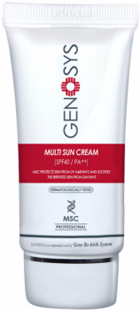 Genosys Multi Sun Cream SPF 40+ PA++ (Cолнцезащитный мультифункциональный крем), 40 мл