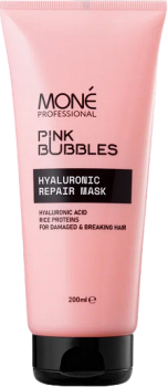 Mone Professional Pink Bubbles Hyaluronic Repair Mask (Маска для волос с гиалуроновой кислотой)