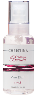 Christina chateau de beaute vino elixir (Масло-элексир на основе экстрактов винограда, шаг 3), 100 мл