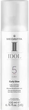 Idol Curly Glow Curl Control Hair Mousse (Мусс сильной фиксации для вьющихся волос), 200 мл