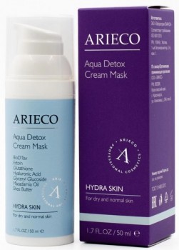 Arieco Aqua Detox Mask (Увлажняющая антиоксидантная крем-маска), 50 мл