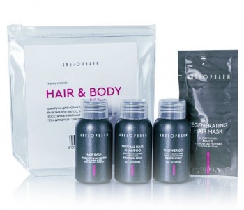 Ангиофарм Travel Version Hair&Body (Трэвел-версия для волос и тела), 3*50 мл + 15 мл