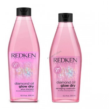 Redken Diamond Oil Glow Dry (Шампунь и кондиционер для блеска волос)