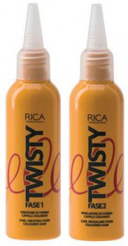 Rica Naturica Набор средств для завивки окрашенных волос (состав+фиксатор)
