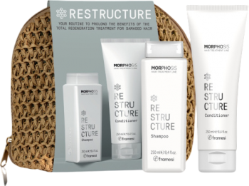 Framesi Morphosis Kit Pochette Rafia Restructure (Набор для домашнего использования), 2 шт x 250 мл