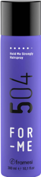 Framesi For-me 504 Hold Me Strongly Hairspray (Неаэрозольный лак для волос сильной фиксации), 300 мл