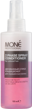 Mone Professional Top Care 2-Phase Spray Conditioner For Colored Hair (Несмываемый двухфазный спрей-кондиционер), 150 мл