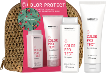 Framesi Kit Pochette Rafia Color Protect (Новогодний набор для ухода за волосами), 2 шт x 250 мл