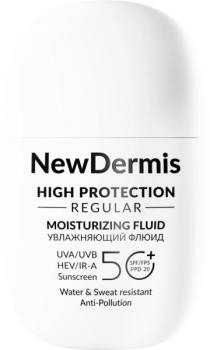 NewDermis Hight Protection Regular Moisturing Fluid (Увлажняющий флюид SPF 50+ PPD20), 35 мл